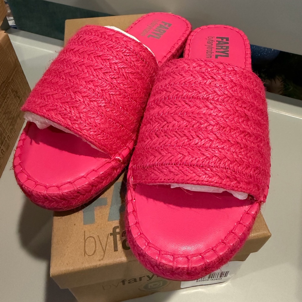 Faryl Women's Pink Slide Sandals
